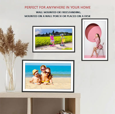 İyi bir fiyat. 15.6 inç 1920 * 1080 FHD Dijital Fotoğraf Çerçeve IPS Dokunmatik Ekran Elektronik Fotoğraf Albümü çevrimiçi